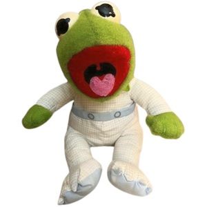 Vintage Pampers 1984 Muppet babies Kermit the Frog plush